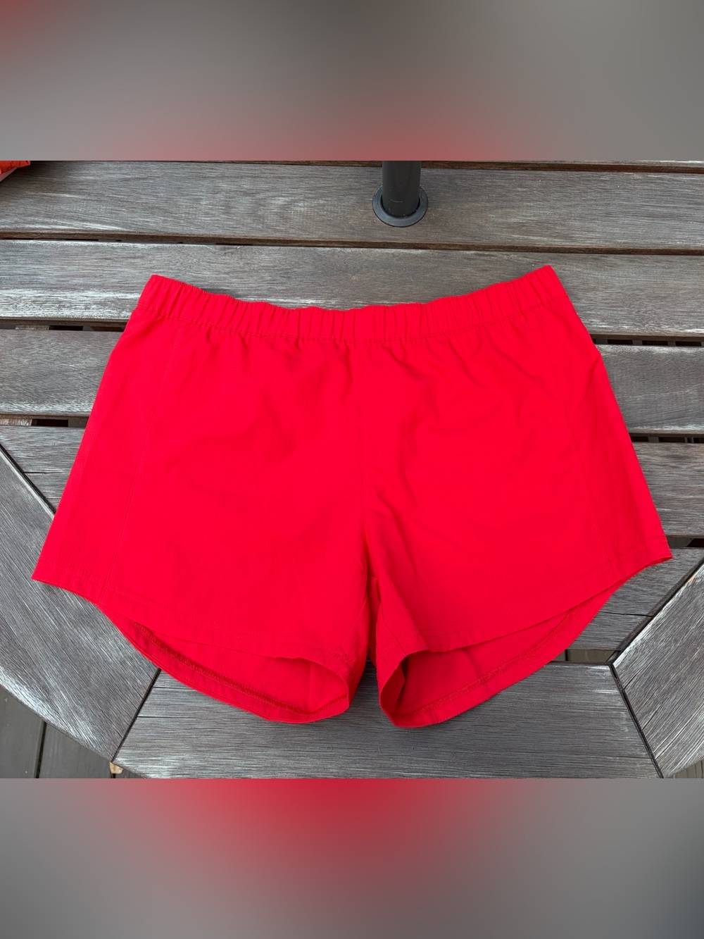 Columbia Tamiami Pull-On Shorts Red Medium 4" Inseam